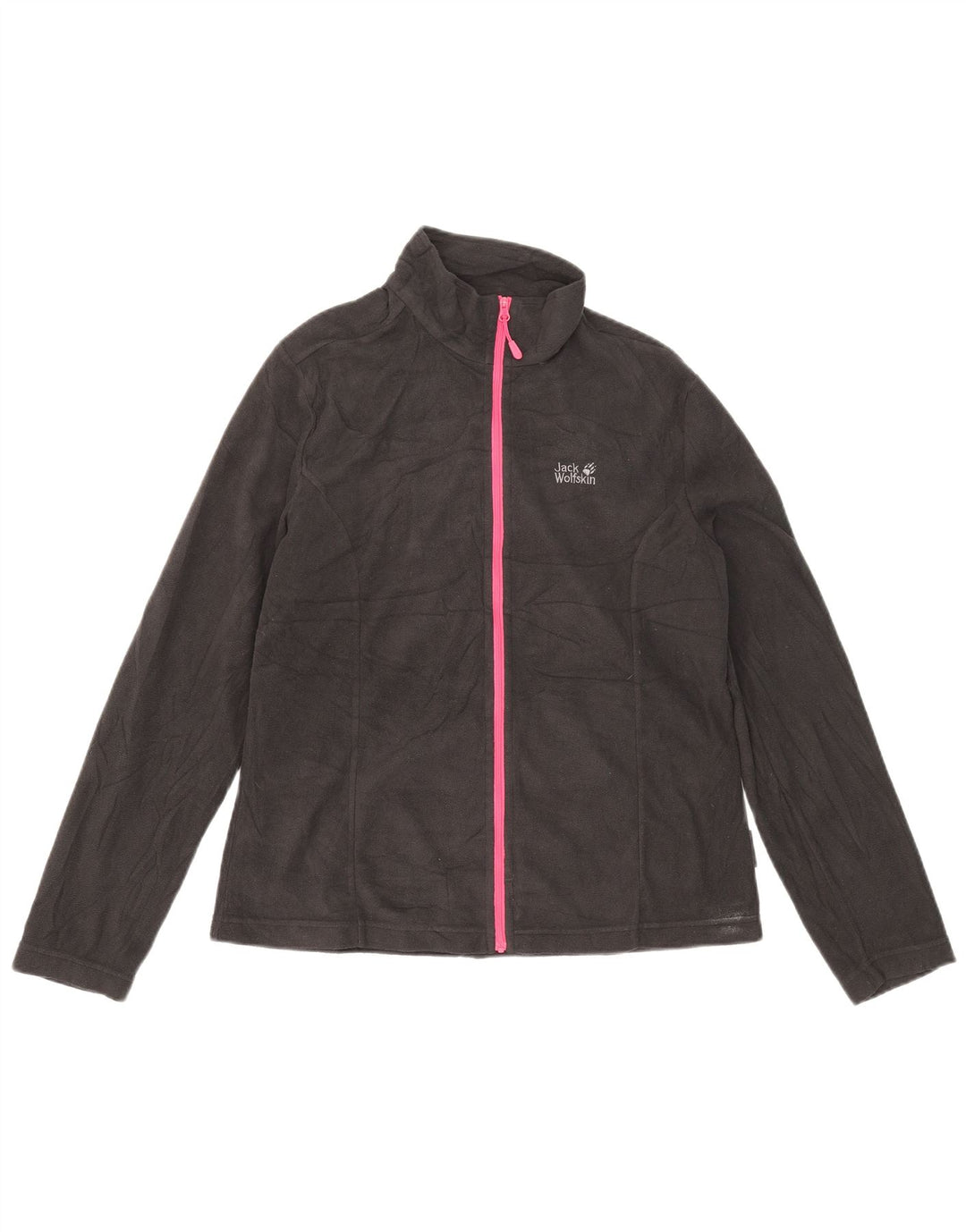 Jack Wolfskin Chaqueta polar para mujer UK 40/40 Grande Poliéster negro