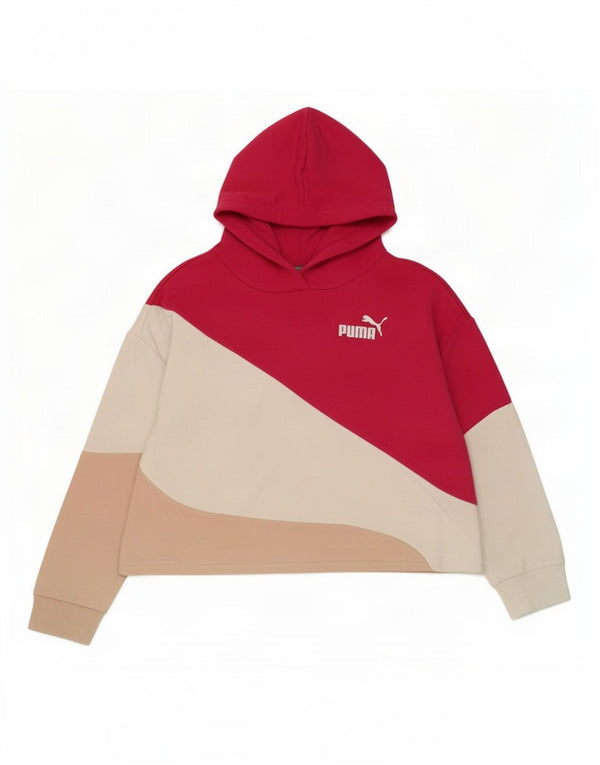 Puma Jersey corto con capucha para niña, 9-10 años, multicolor