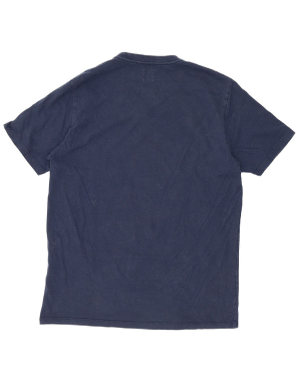 Levi's Camiseta estándar para hombre Top mediano de algodón azul marino