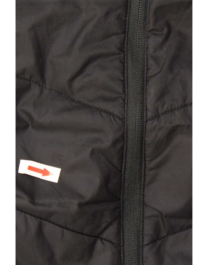 Puma Chaqueta acolchada con gráfico para niño 11-12 años Negro Poliéster