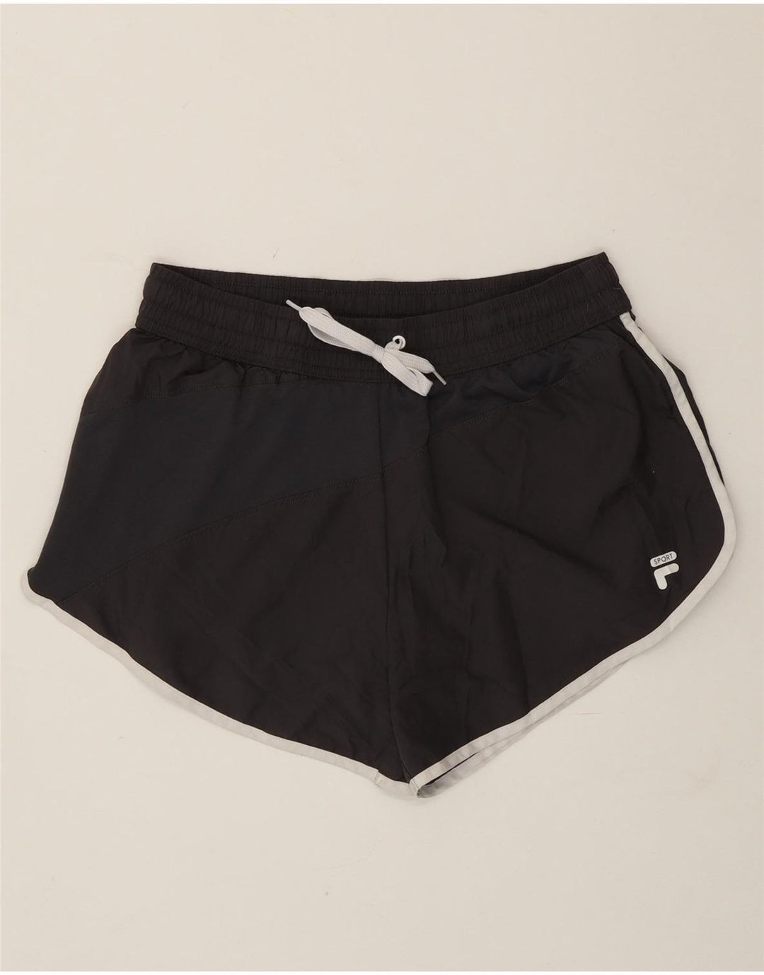 Fila Shorts deportivos para mujer UK 44 Mediano Poliéster negro