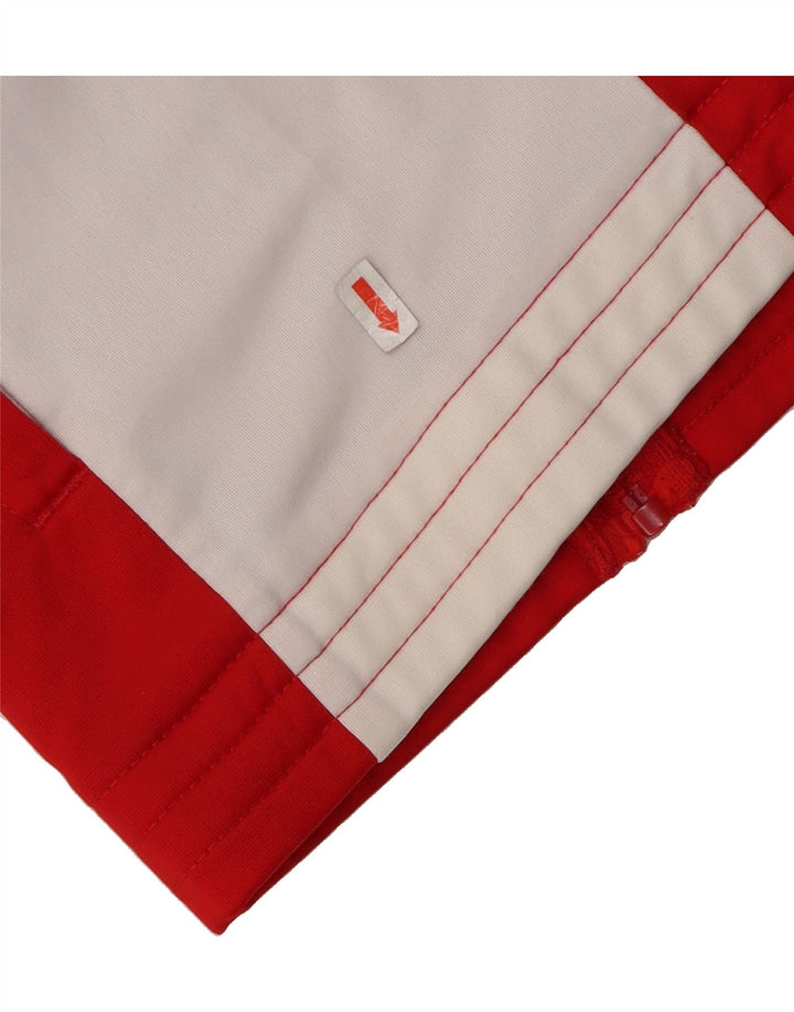 LOTTO Mens Tracksuit Top Jacket Medium Red Colourblock Vintage Lotto and Second-Hand Lotto from Messina Hembry 