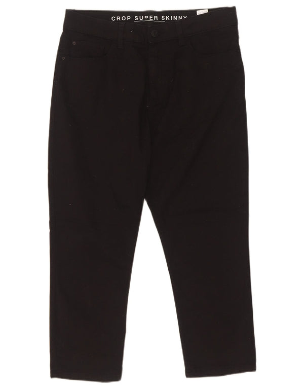 Marks & Spencer Pantalones Cortos para Mujer UK 12 Medium W30 L22 Negro
