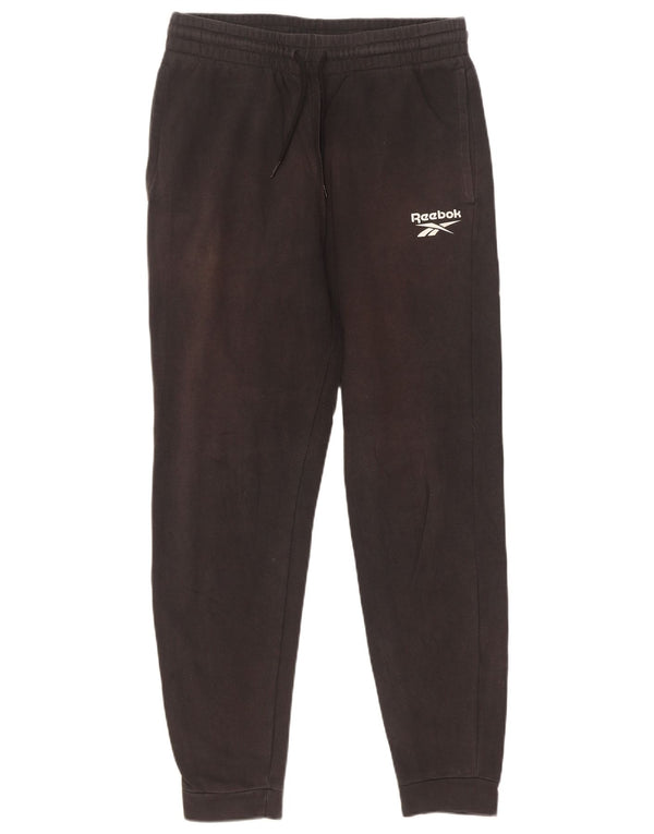 Reebok Pantalones de Chándal para Hombre Joggers Small Negro Algodón