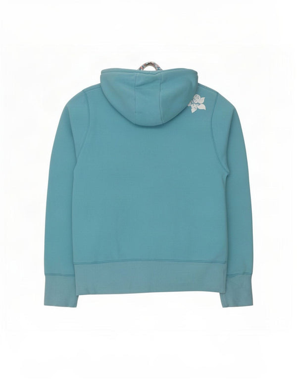 Animal Mujer Gráfico Sudadera con capucha extragrande UK 10 Small Blue Cotton