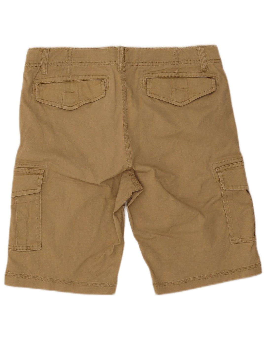 Pantalones cortos tipo cargo para hombre Alcott IT 46 Small W34 Algodón beige
