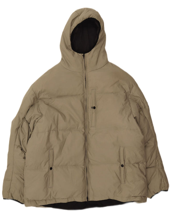 PEPE JEANS Chaqueta acolchada con capucha para hombre UK 40 Large Poliéster verde