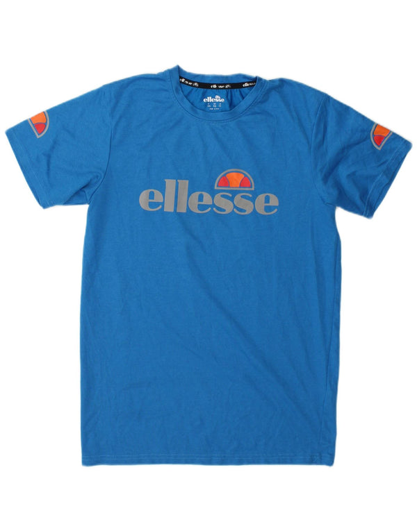 Ellesse Camiseta gráfica para hombre Top XS Poliéster azul