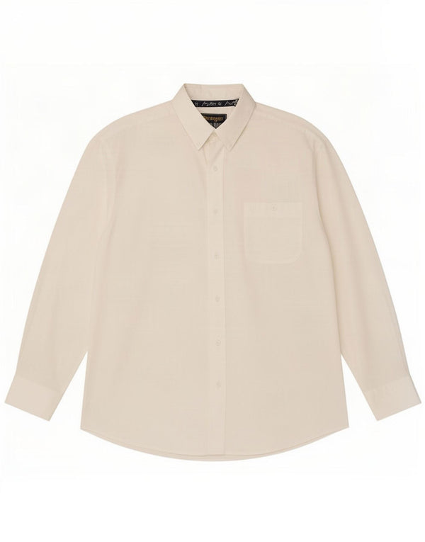 Camisa Wrangler Hombre XL Algodón Blanco