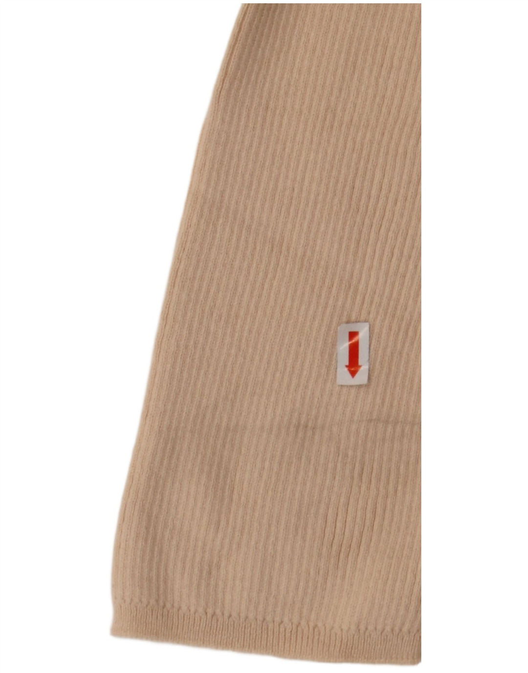 RALPH LAUREN Suéter tipo jersey con cuello en V y manga 3/4 para mujer UK 40 Large Beige