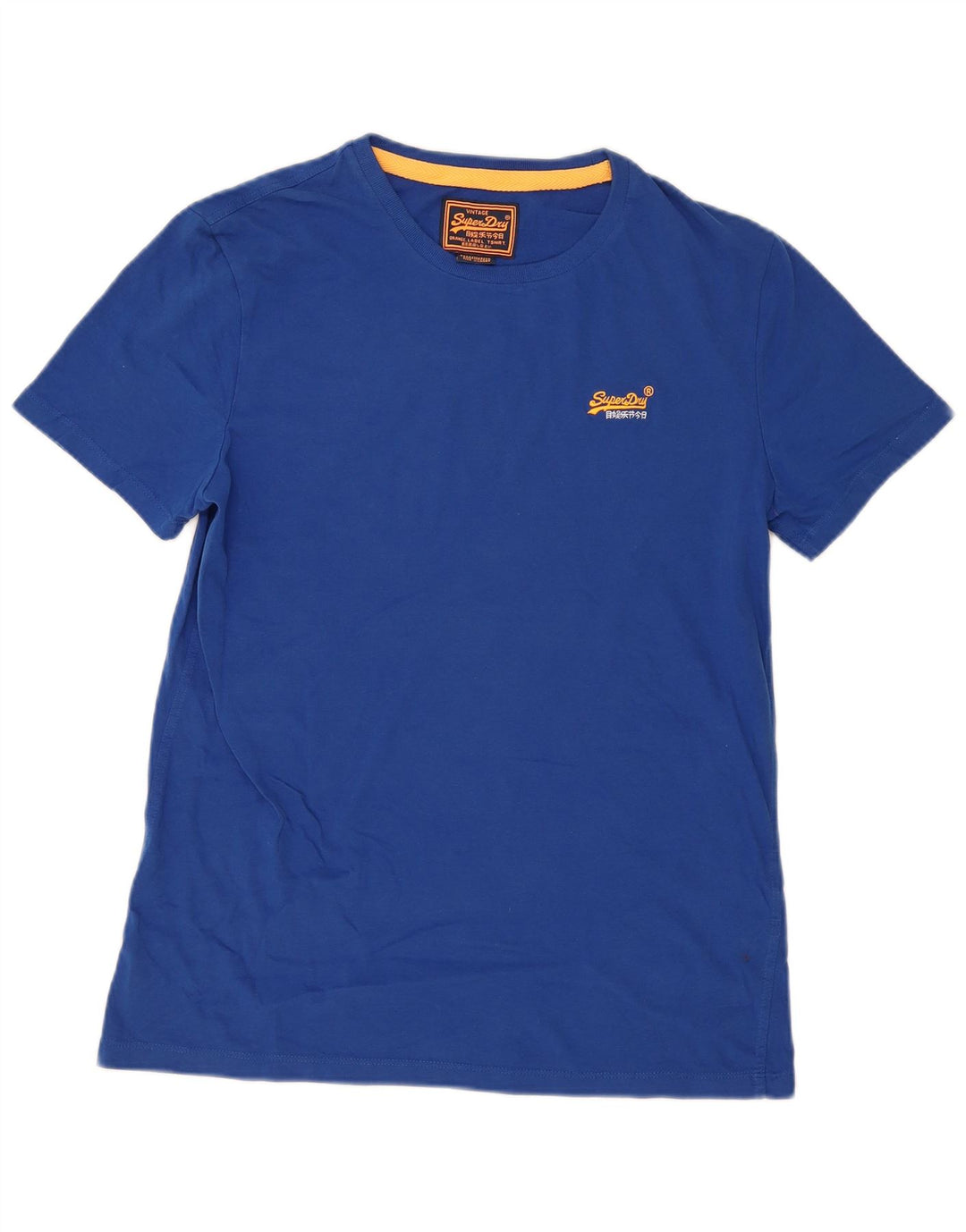 Superdry Hombre Camiseta Top XL Algodón Azul