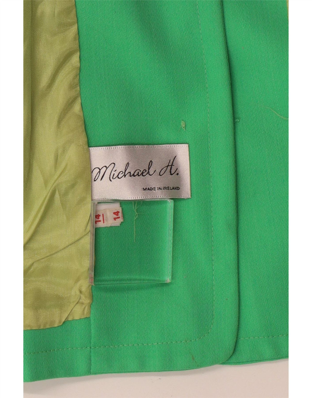 Michael H. Chaqueta tipo blazer de 5 botones para mujer, Reino Unido 44, color verde medio, clásico