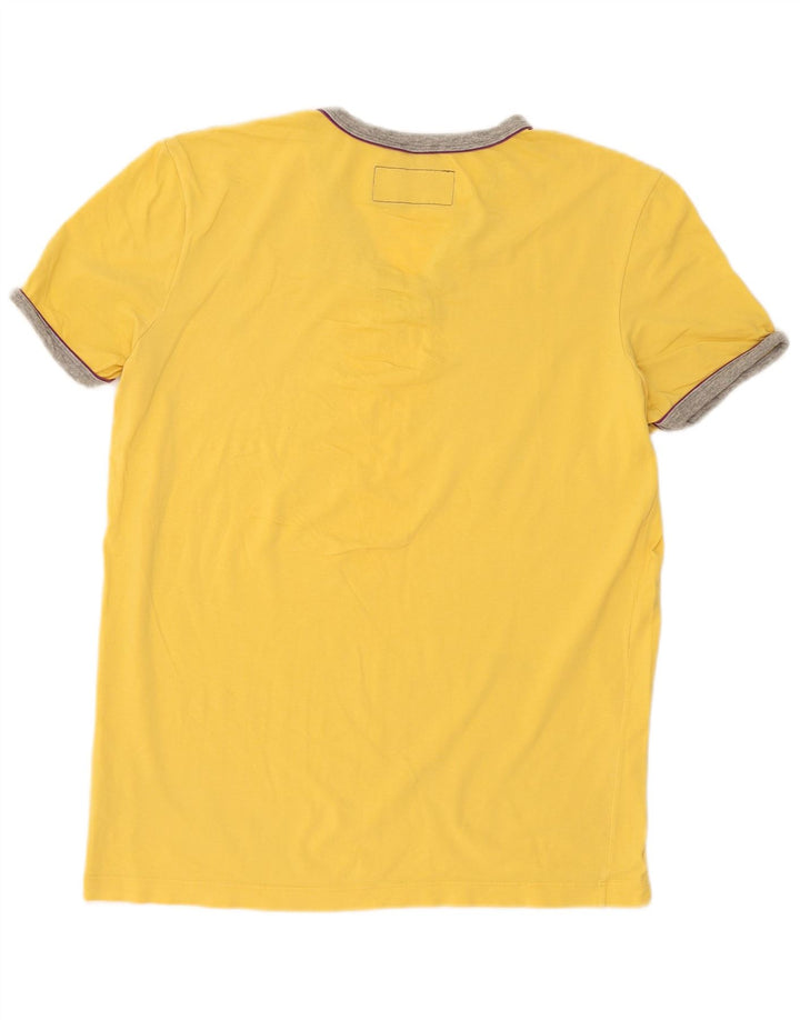 Dolce & Gabbana Hombre Camiseta Top Grande Amarillo