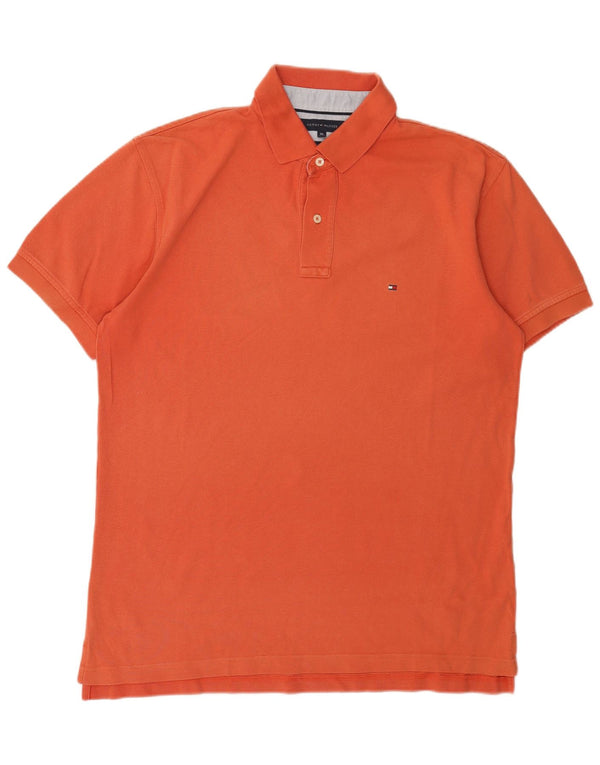 TOMMY HILFIGER Polo Hombre XL Naranja Algodón