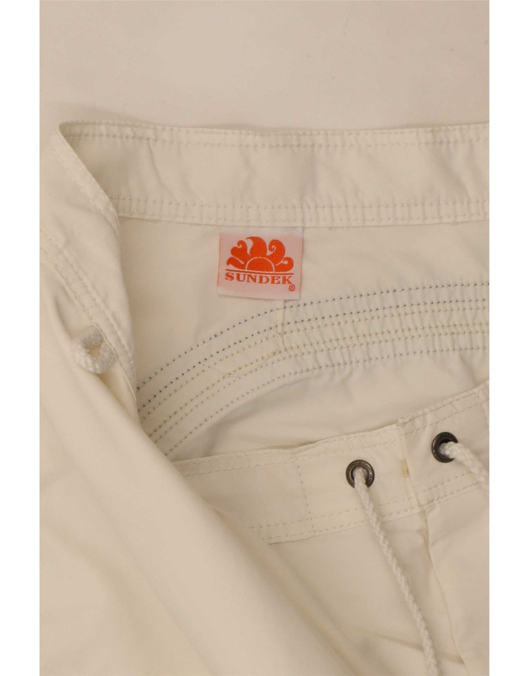 Sundek - Bañador para hombre, talla grande, color blanco