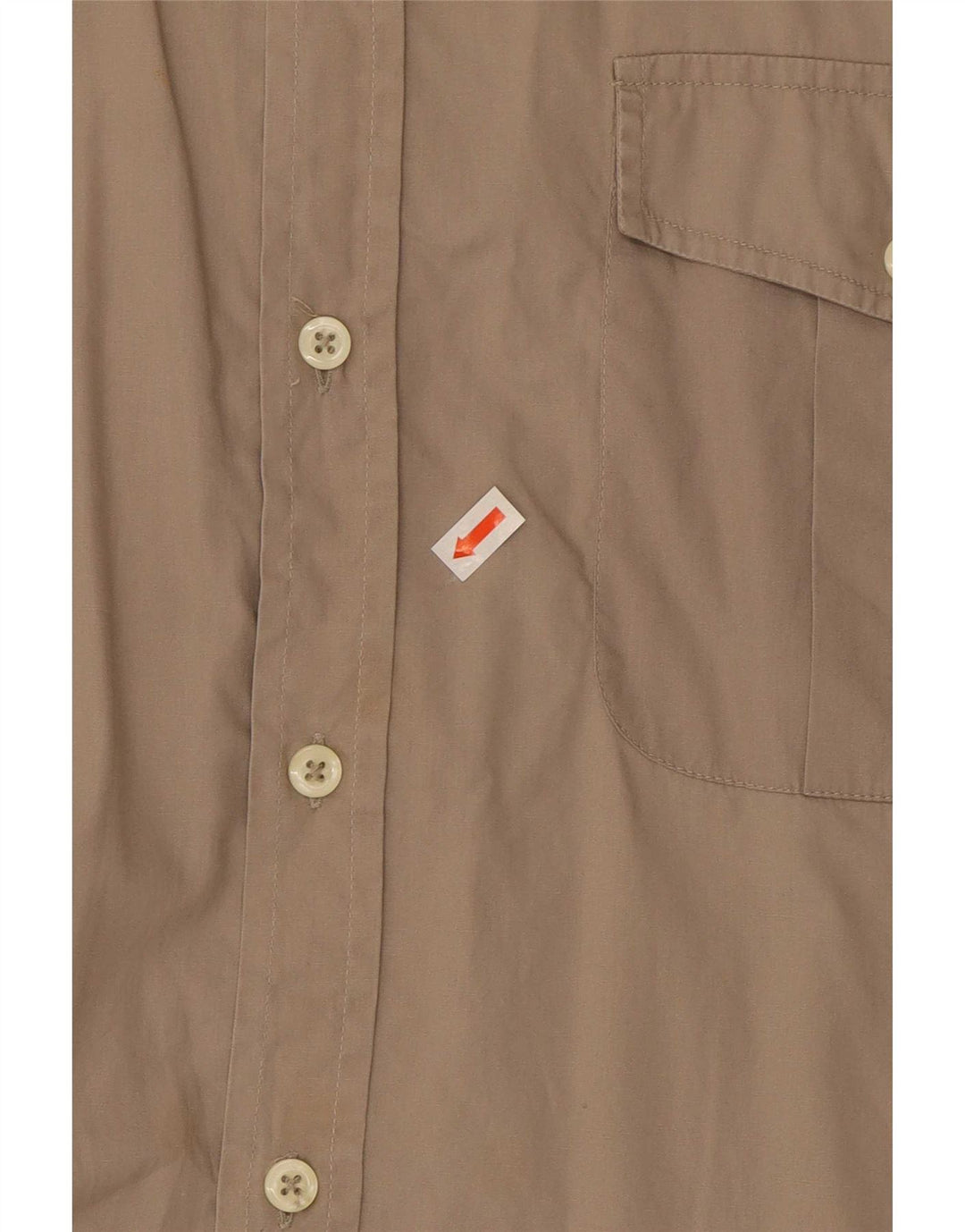 Camisa Fila Hombre Algodón Beige Medio