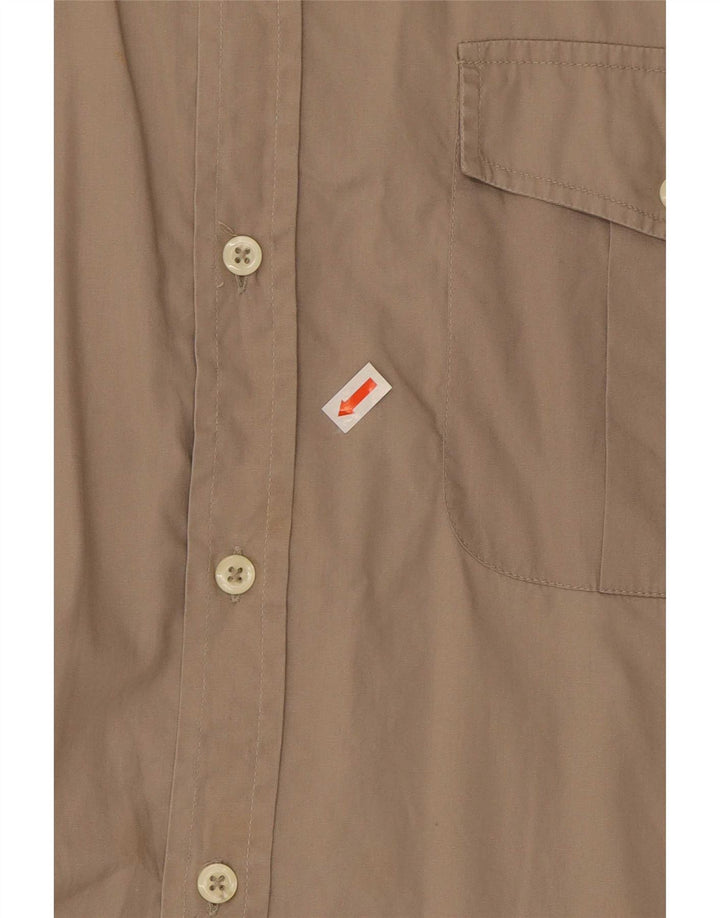 Camisa Fila Hombre Algodón Beige Medio