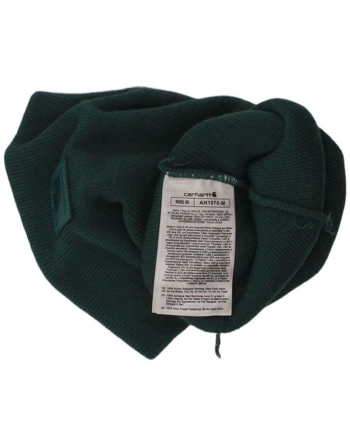 Gorro Carhartt para hombre, talla única, acrílico verde
