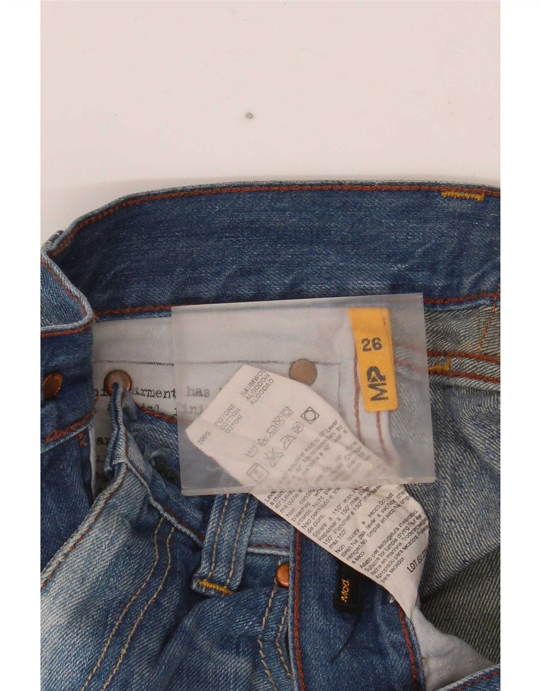 Meltin' Pot Vaqueros rectos para mujer W26 L32 Algodón azul
