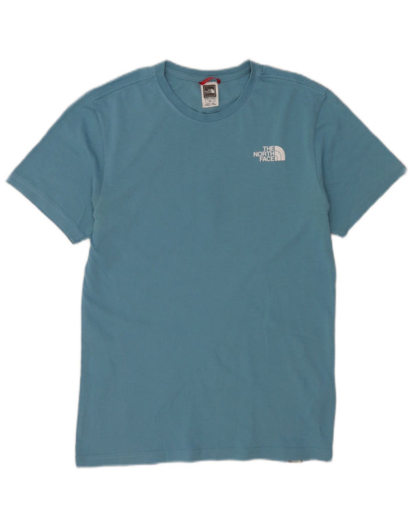 The North Face Camiseta gráfica para hombre Top Small Blue Cotton