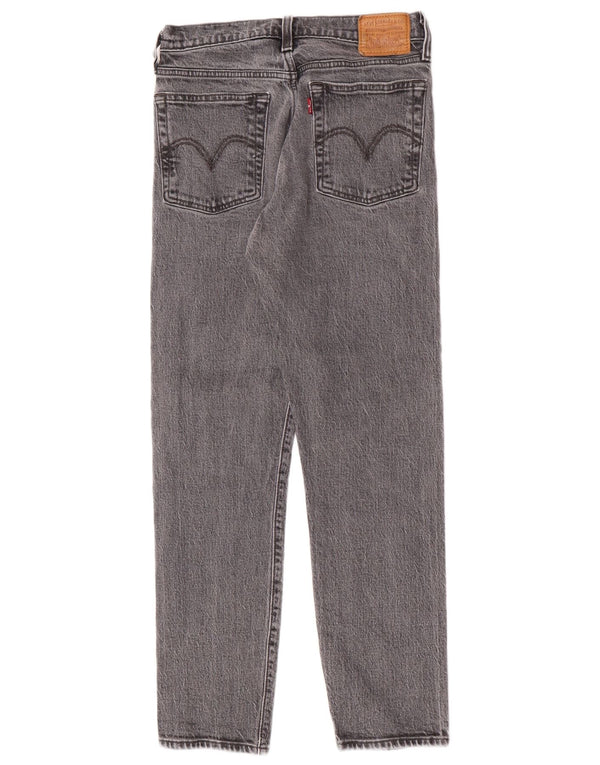 Vaqueros Levi's Cónicos Con Cuña Para Mujer W26 L27 Clásico De Algodón Gris