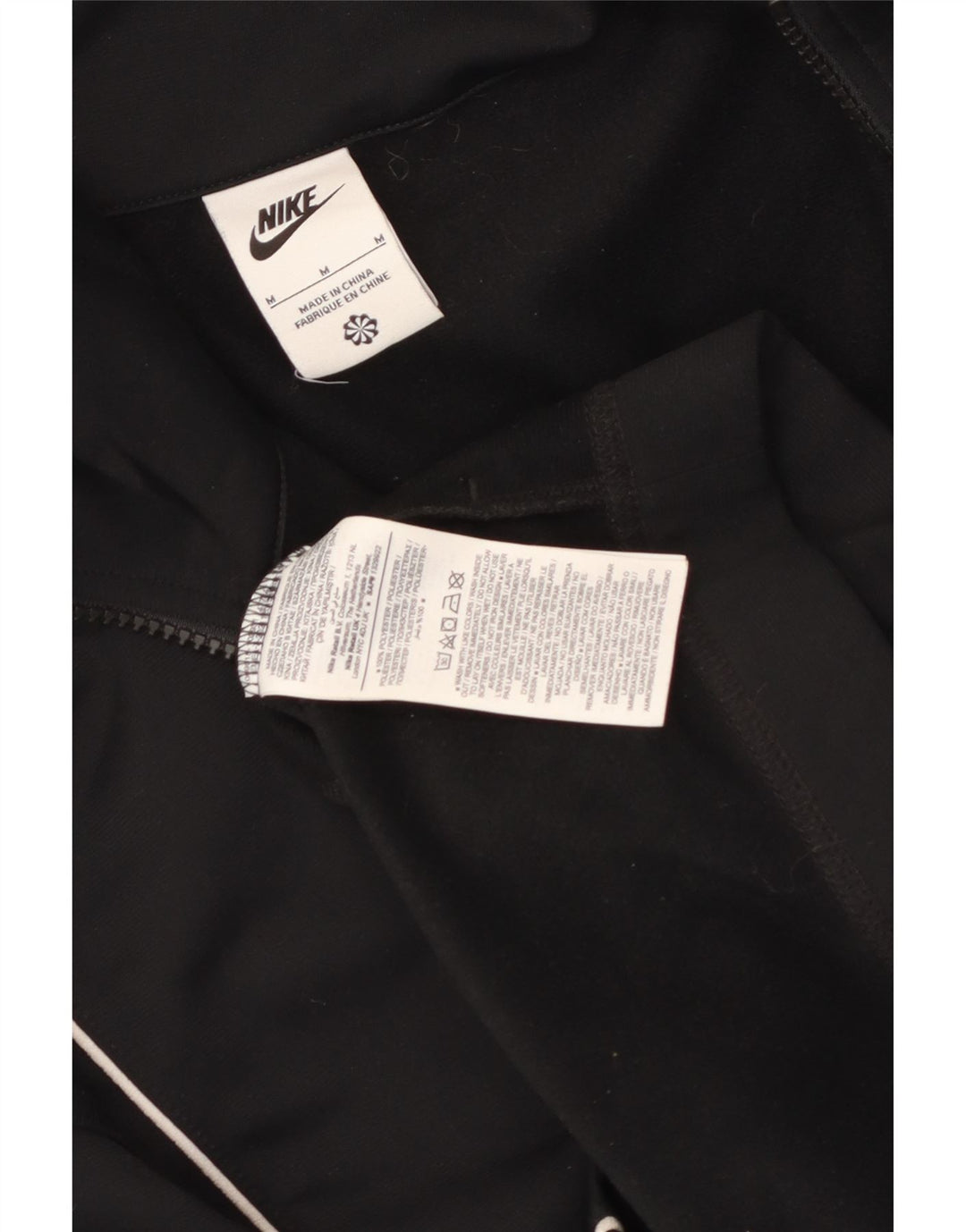 Nike - Chaqueta de chándal para mujer, talla 40, talla M, poliéster negro