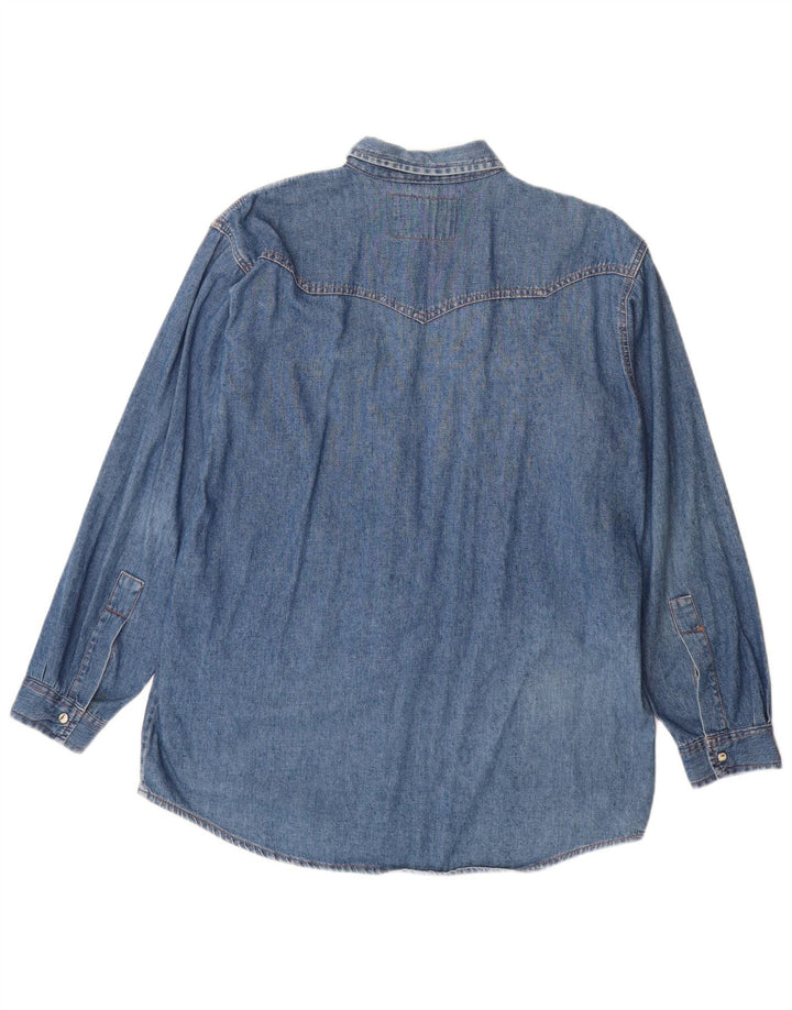 LEVI'S Mens Denim Shirt Small Blue