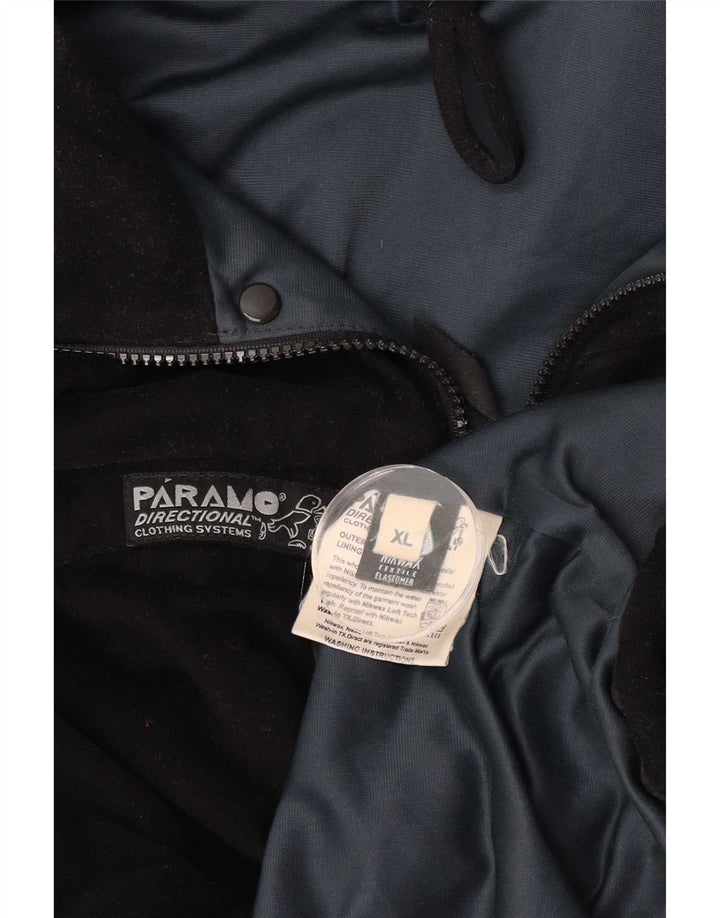 Paramo Chaqueta cortavientos para hombre UK 42 XL Poliéster negro