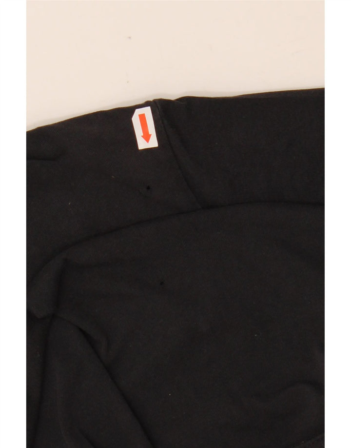 NIKE Camiseta gráfica para mujer, talla 40, talla mediana, algodón negro