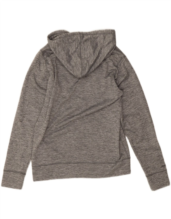 Under Armour Jersey con capucha gráfica para mujer UK 40 Poliéster gris medio