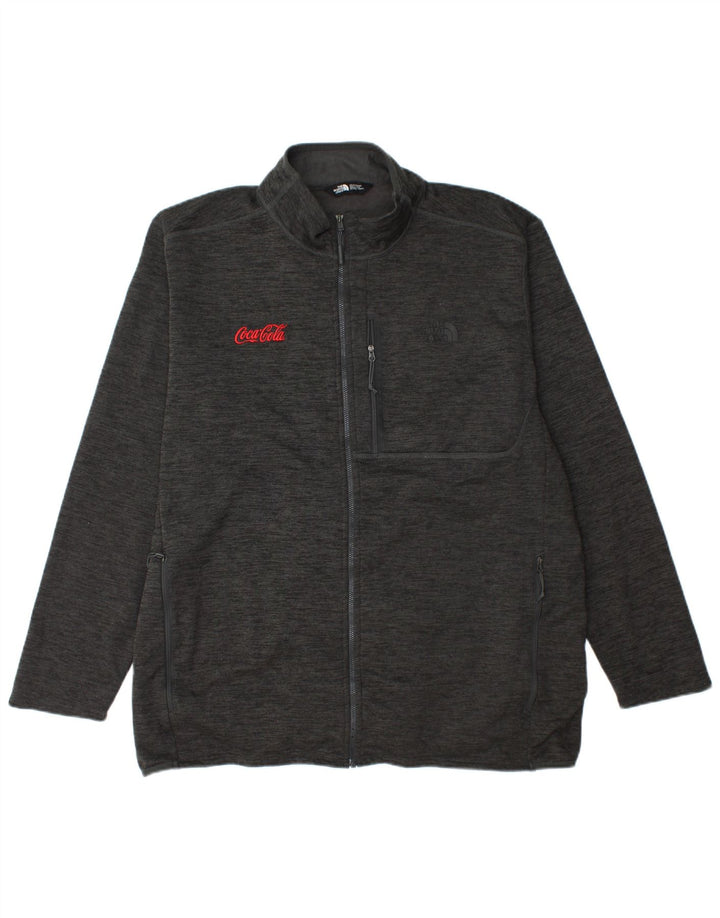 THE NORTH FACE Chaqueta superior de chándal para hombre 2XL Poliéster moteado gris