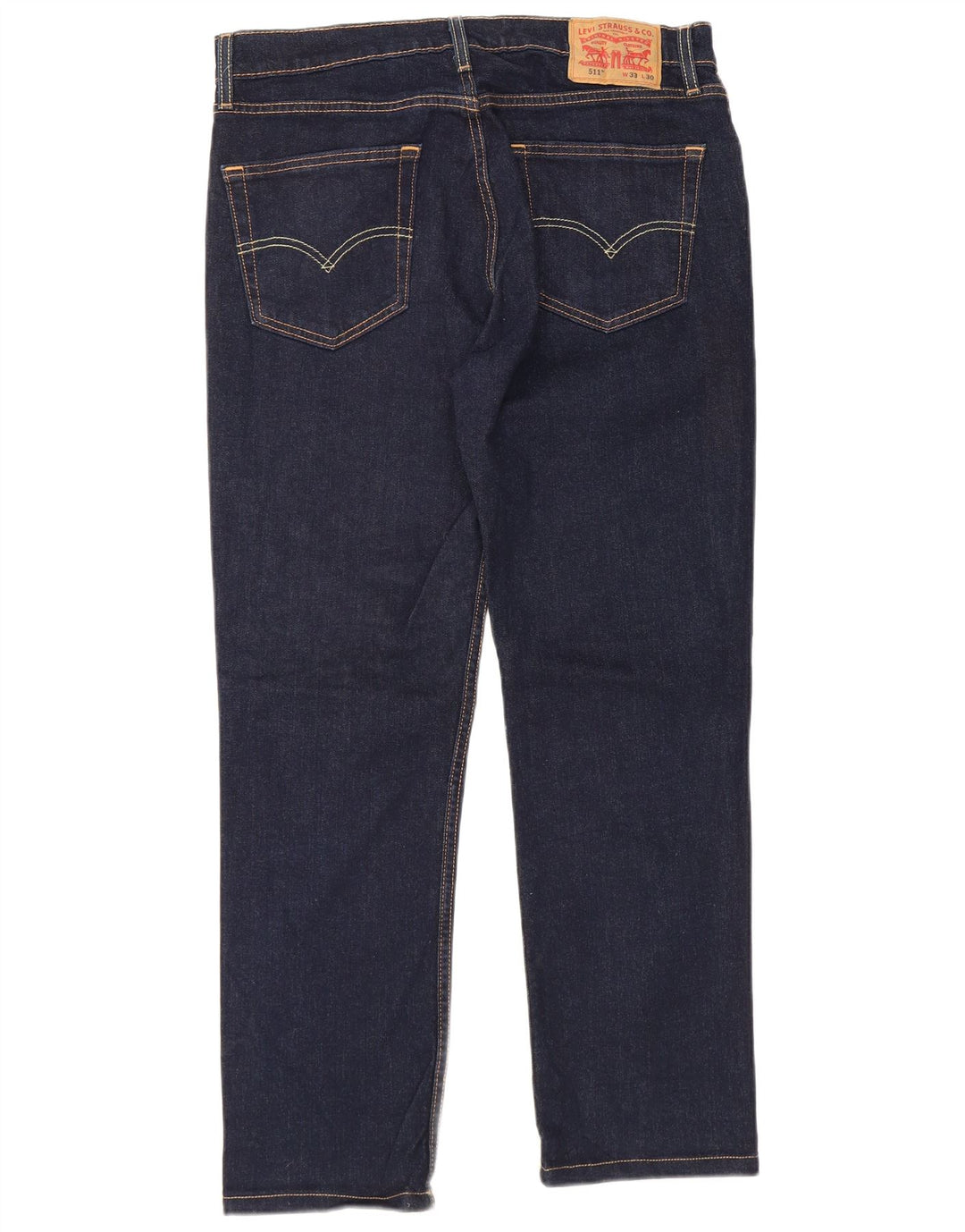 LEVI'S Vaqueros ajustados 511 para hombre W33 L30 Algodón azul marino