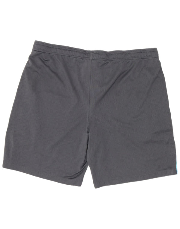 Under Armour Pantalones cortos deportivos para hombre 2XL Gris Colorblock Poliéster