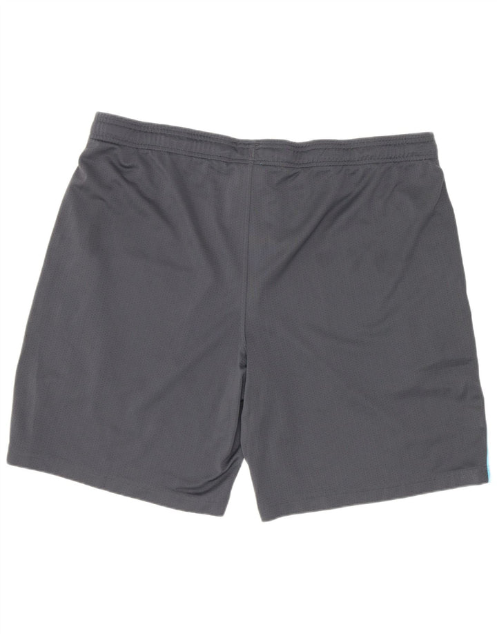 Under Armour Pantalones cortos deportivos para hombre 2XL Gris Colorblock Poliéster