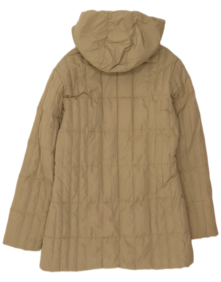 Sergio Tacchini Chaqueta acolchada con capucha para mujer IT 44 Medium Khaki