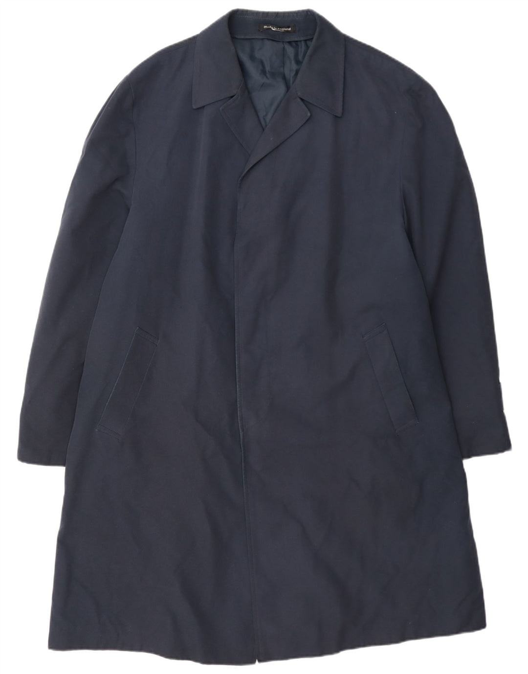 Abrigo Dhobi para hombre UK 38 Medio Azul Marino Poliéster