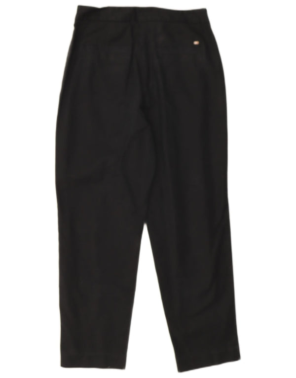 Tommy Hilfiger Pantalones chinos cónicos para mujer UK 10 Small W28 L26 Negro