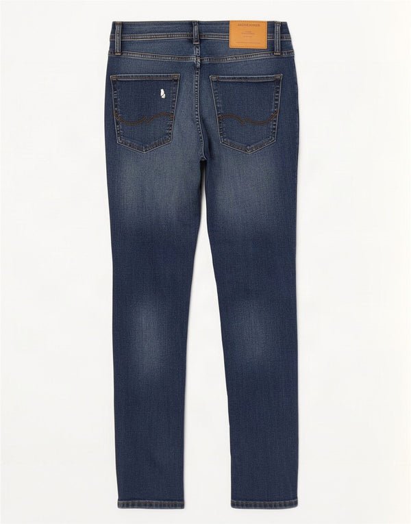 Jack & Jones Hombre Liam Skinny Jeans W30 L30 Algodón Azul
