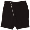 Zara Hombre Pantalones Cortos Chinos Medianos W31 Algodón Negro