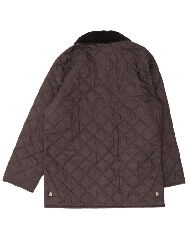 Barbour Chaqueta acolchada holgada para hombre UK 36 Small Poliamida negra