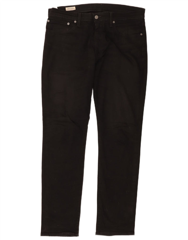 Levi's Hombre 511 Slim Jeans W34 L32 Algodón Negro