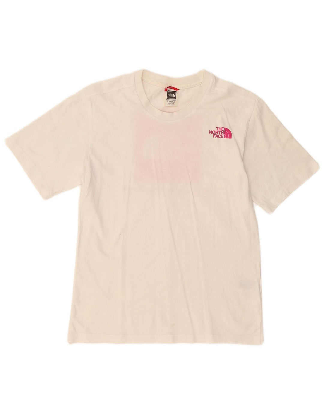 THE NORTH FACE Camiseta gráfica para mujer Top UK 6 XS Algodón blanco