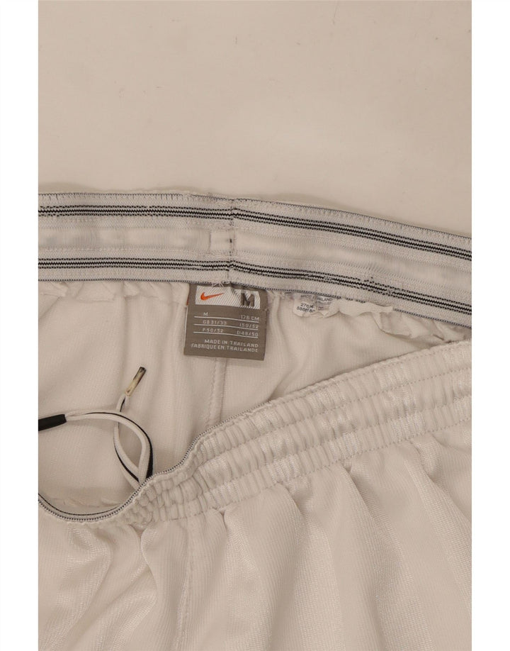 Pantalones cortos deportivos NIKE para hombre medianos blancos a rayas