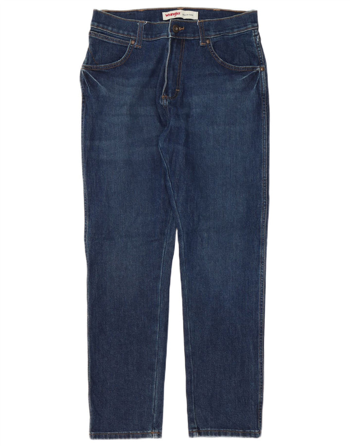WRANGLER Vaqueros cónicos regulares para hombre W30 L30 Algodón azul