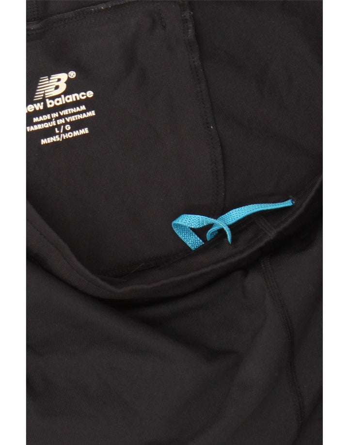 New Balance Mens Graphic Sport Shorts Grande Negro