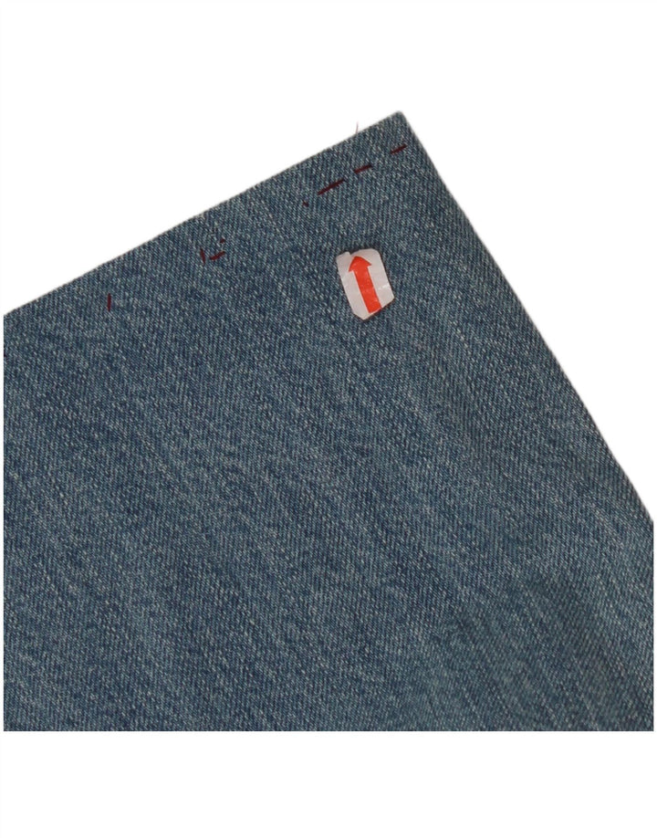 LEVI'S Vaqueros Rectos Cortos 751 para Mujer W38 L26 Algodón Azul