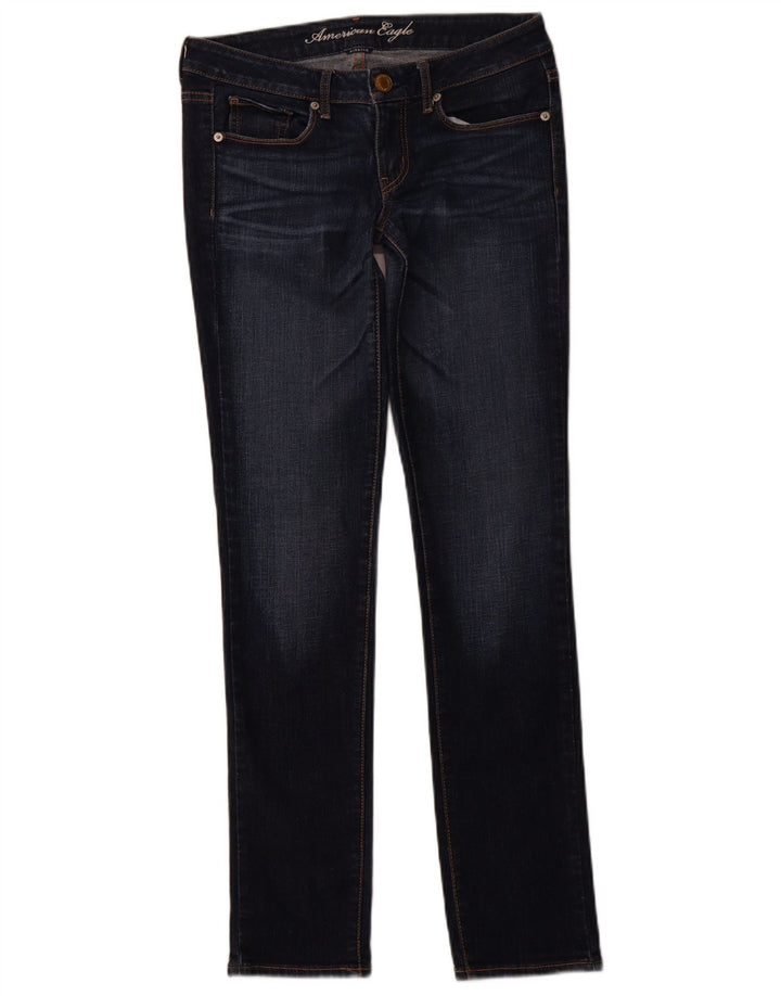 AMERICAN EAGLE Vaqueros pitillo para mujer W29 L31 Azul marino