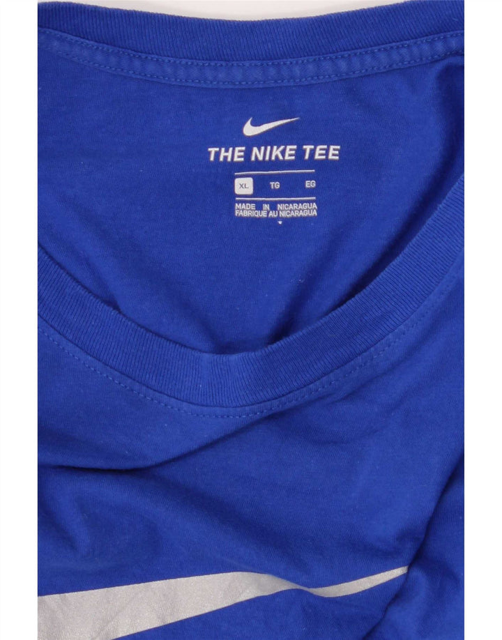 Nike Camiseta gráfica para hombre Top XL Azul