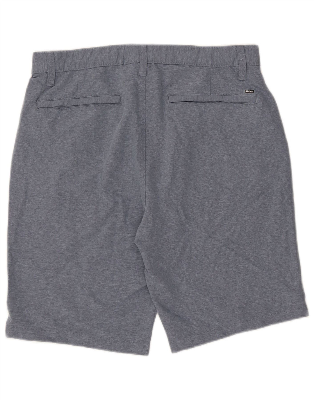 Hurley Pantalones cortos chinos para hombre W32 Poliéster azul medio
