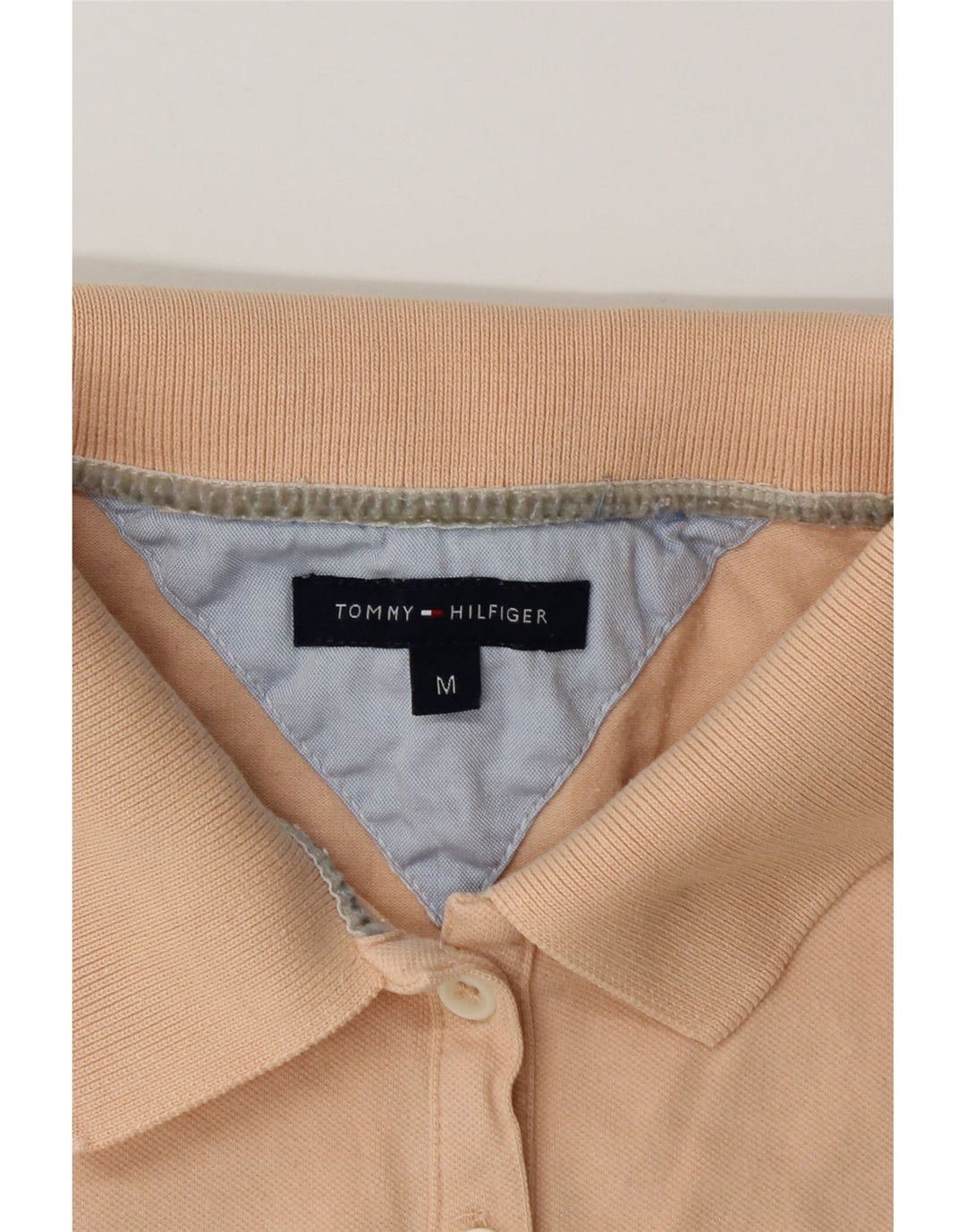Tommy Hilfiger Polo para mujer UK 12 Mediano Naranja